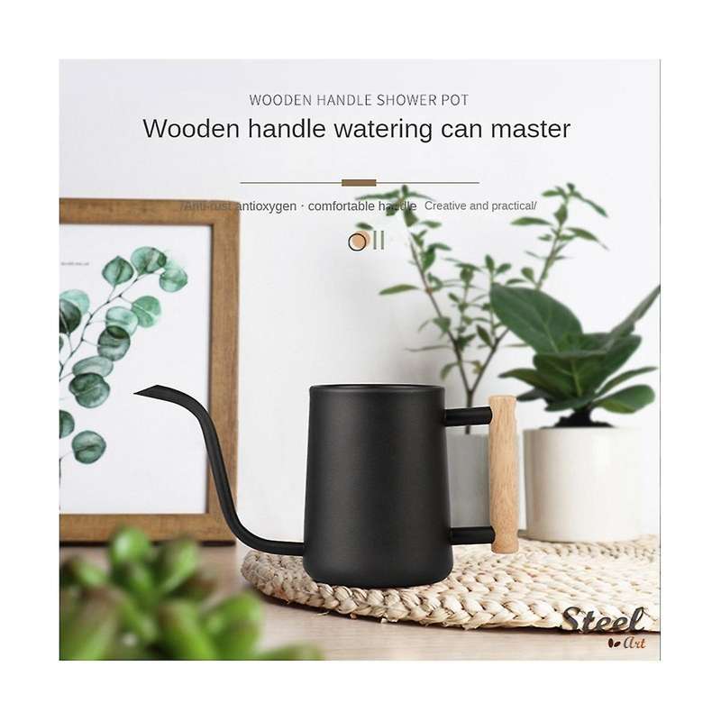 Watering Can Indoor Plants, 35 /1000 Ml Metal Stainless Steel Watering Can Pot with Long Spout For
