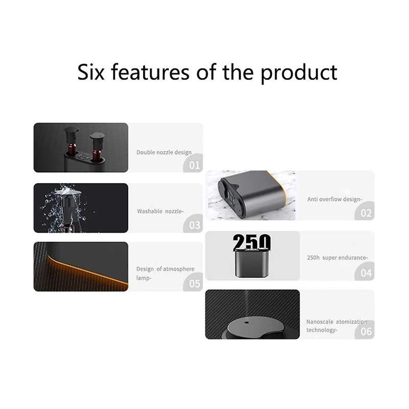 Waterless Diffuser Aromatherapy Essential Oil Diffuser Usb Aluminum Scent Nebulizer Diffuser Hotel