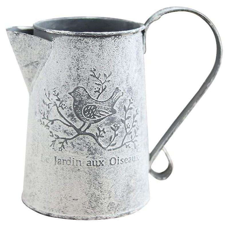 Watering Can Vase French Jug Home Decoration Garden Decoration Vase Flower Arrangement Iron Flower M