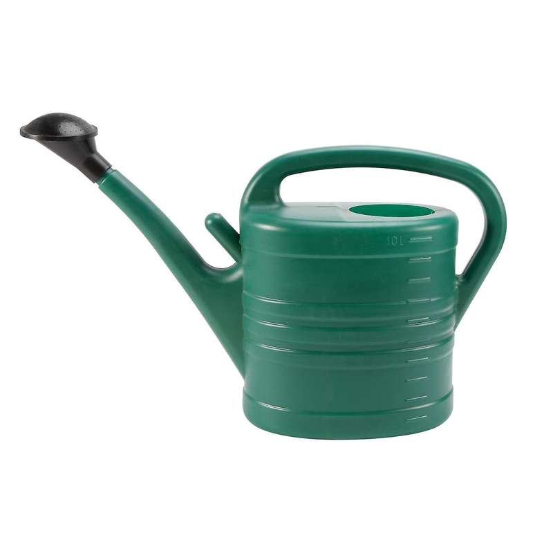 Watering Can with Green 10 Litre 2 Gallons Garden Flower Water Bottle Watering Kettle with Handle Lo