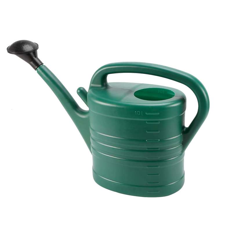 Watering Can with Green 10 Litre 2 Gallons Garden Flower Water Bottle Watering Kettle with Handle Lo