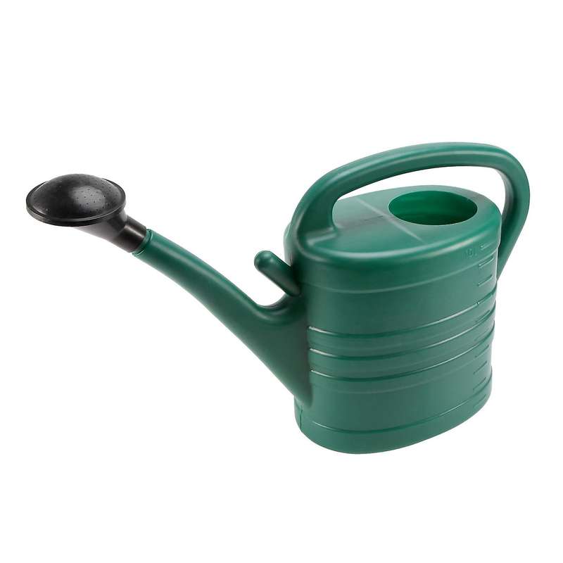 Watering Can with Green 10 Litre 2 Gallons Garden Flower Water Bottle Watering Kettle with Handle Lo