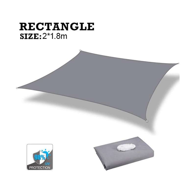 Waterproof Awning Sunshade Sun Shade Sail for Outdoor Garden Beach Camping Patio Pool Sun Canopy Ten
