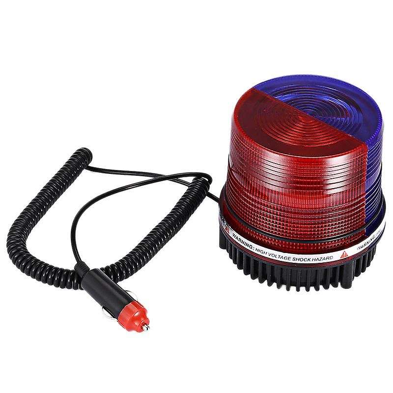 Waterproof Blue&Red Color Flashing Light 12-24V Alarm Led Strobe Car Bus Warning Signal Flashlight L