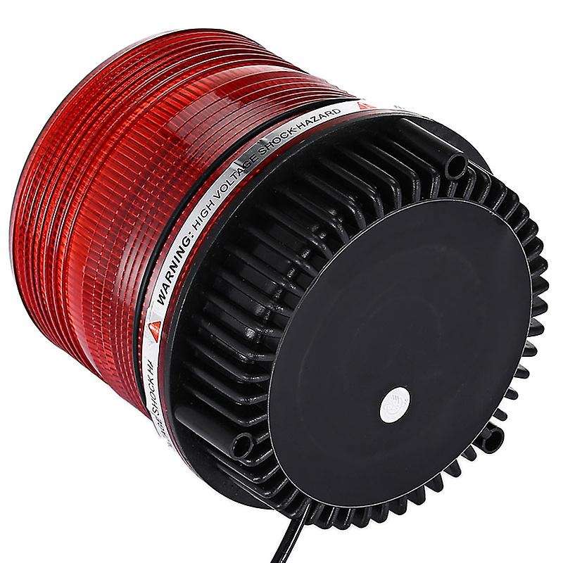 Waterproof Blue&Red Color Flashing Light 12-24V Alarm Led Strobe Car Bus Warning Signal Flashlight L