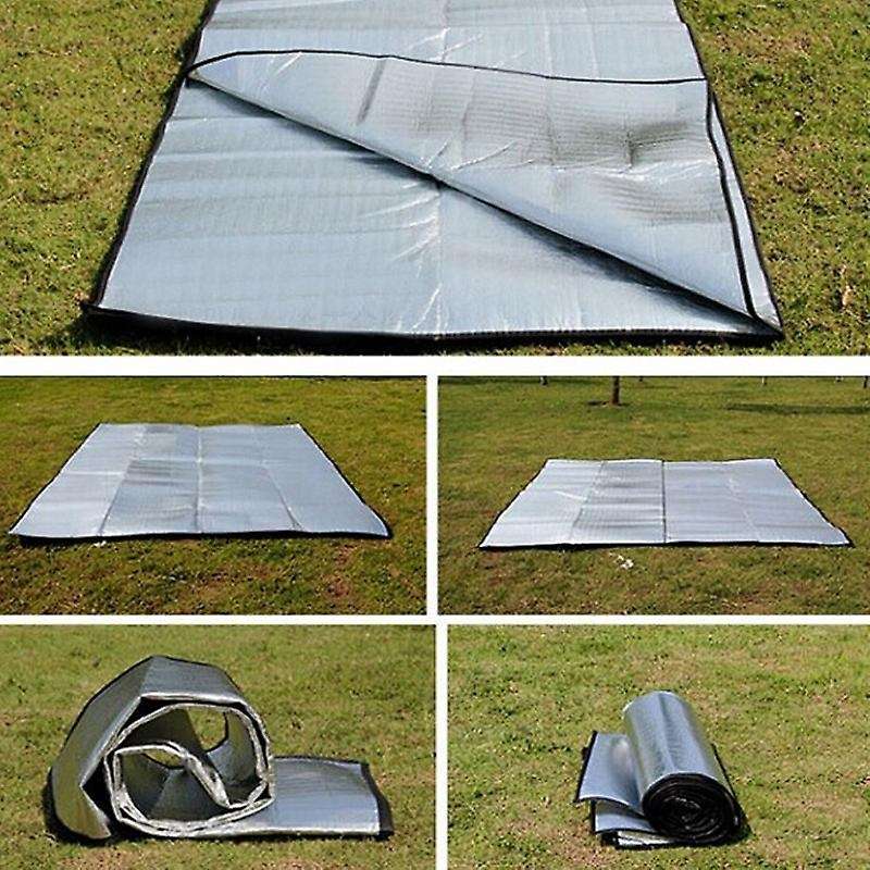 Waterproof Aluminum Foil PE Camping Mat Foldable Folding Sleeping Picnic Beach Mattress Outdoor Mat