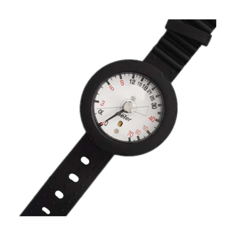 Waterproof Diving Compass Underwater Caving Camping Compass with Wristband Diving Scuba Watchband