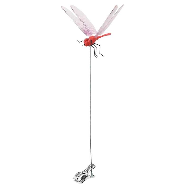 Waterproof Dragonfly Clip Set 3pcs for Outdoor Garden Decoration Weather-Resistant with Strong Grip