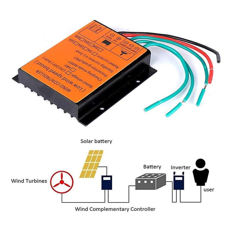 Waterproof Mppt Charge Controller,dc12v Ip67 Wind Turbines Generator