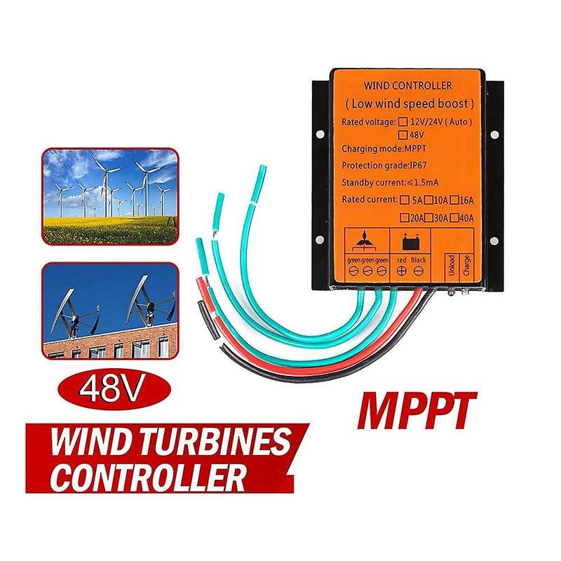 Waterproof Mppt Charge Controller,dc12v Ip67 Wind Turbines Generator