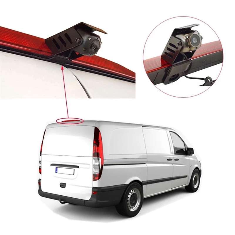 Waterproof Rear View Reversing Camera Night Vision Parking Aid Camera for W639 2003-2014