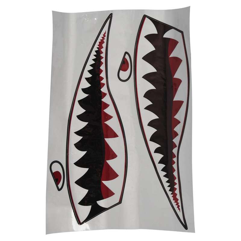 Waterproof Pvc Decal Teeths for Kayak Boat Car Truck Stickers