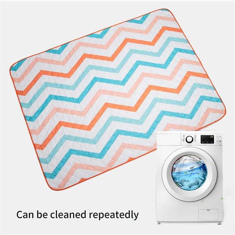 Waterproof Thickened Multi-Layer Outdoor Soft PE Cotton Picnic Mat 80X60 Inch