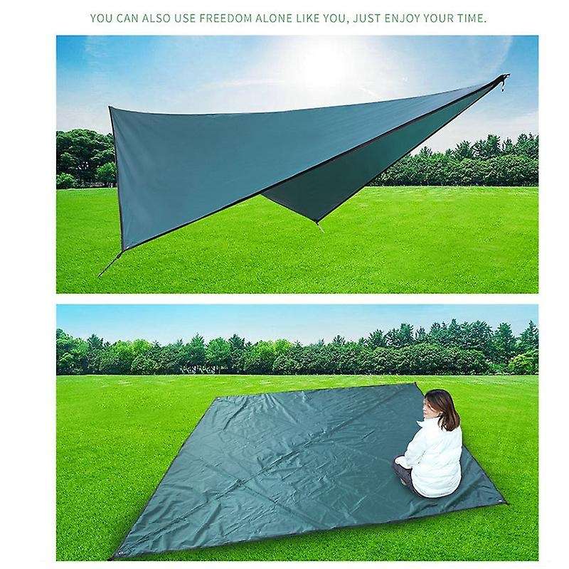 Waterproof Tarp Tent Shade Portable Waterproof Outdoor Camping Hammock Rain Fly UV Garden Awning Can