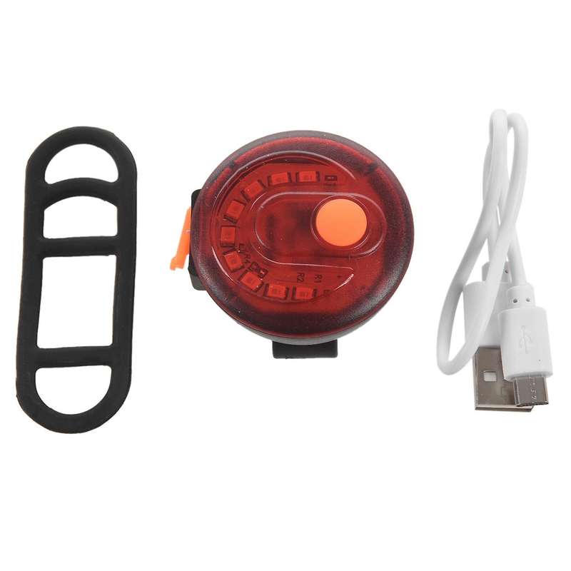 Waterproof Round Bike Taillight Riding Rear Light LED Chargeable Mountain Bike Headlight Cycling Lig