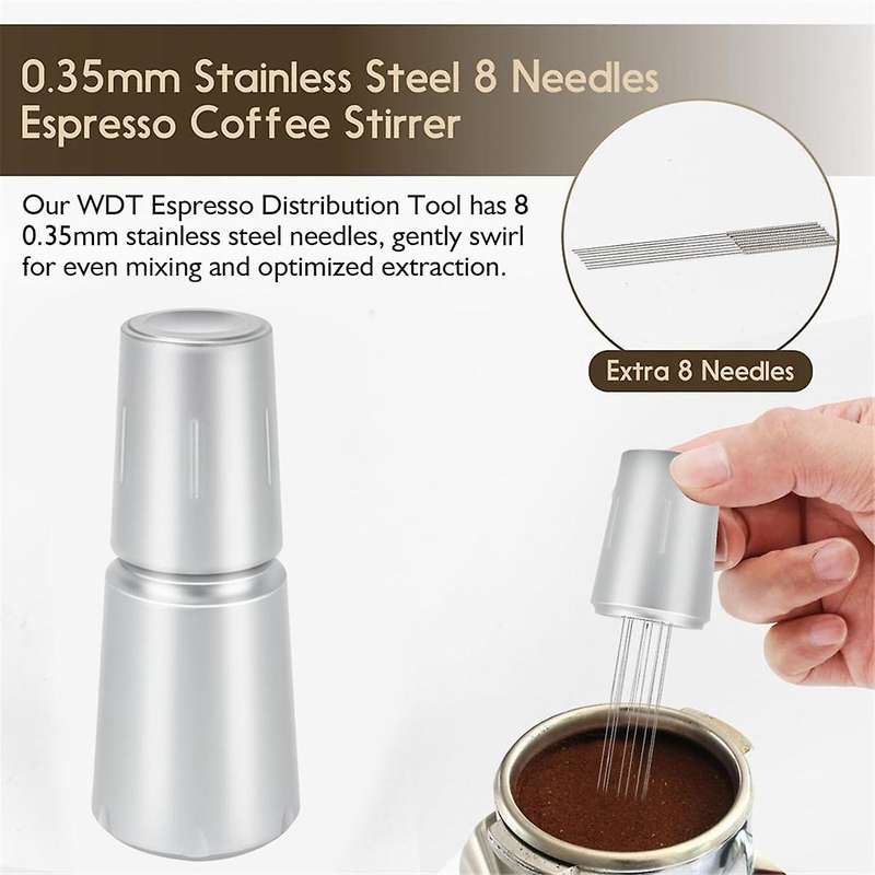 WDT Espresso Tool Espresso Distribution Tool, Needles Espresso Coffee Stirrer for , for Espresso Dis