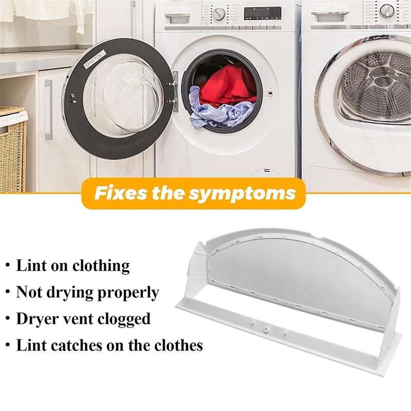 WE18X25100 WE18M19 Dryer Lint Screen Filter Screen Mesh for Dryers Replaces WE18M30 WE18M28 AP603751