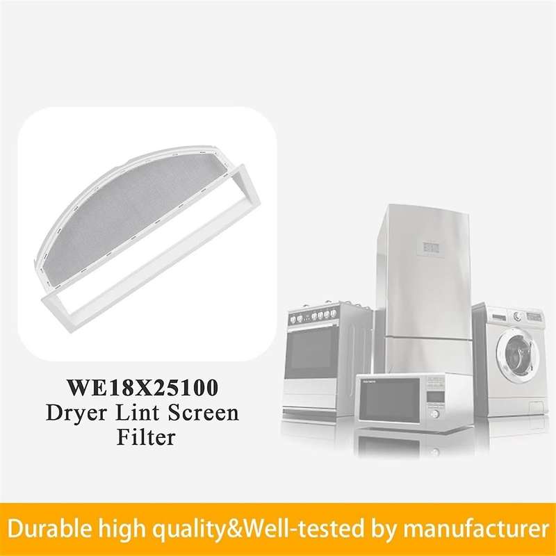 WE18X25100 WE18M19 Dryer Lint Screen Filter Screen Mesh for Dryers Replaces WE18M30 WE18M28 AP603751