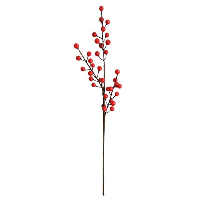 Wedding Trigeminal Holly Fortune Fruit Red Fruit Christmas Acacia Red Bean Artificial Flower Fake F