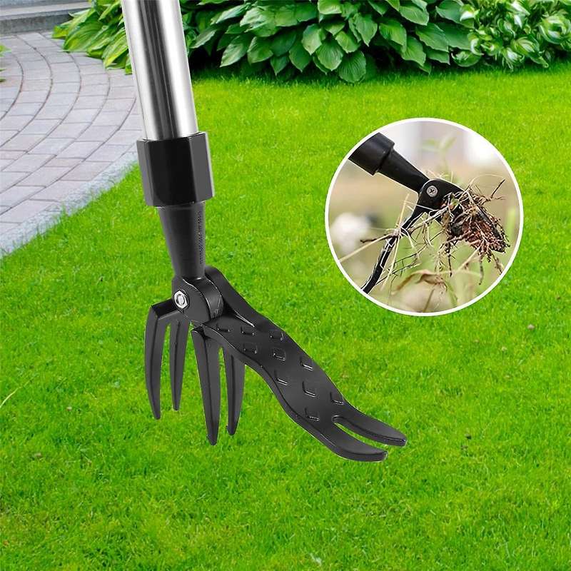 Weed Puller with Long Handle- Adjustable Stand Up Weed Puller Tool, Heavy Duty Stand Dandelions Dig