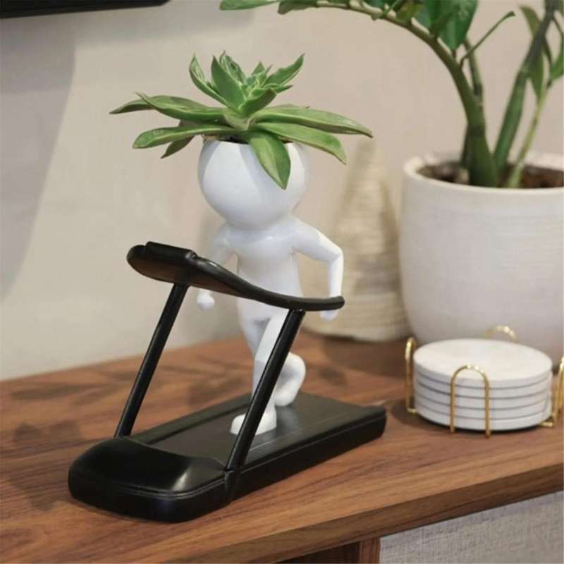 Weightlifting Succulent Flower Pots, Gym Succulent Flower Pots, Fitness Succulent Flower Pots