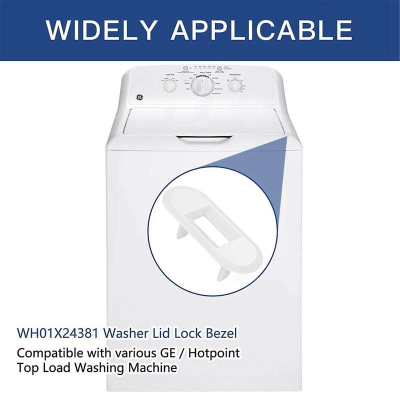 Wh01x24381 4502680 Washer Lid Lock Bezel for Washer and Hotspot Top Washer Lid Lock Bezel Replaceme