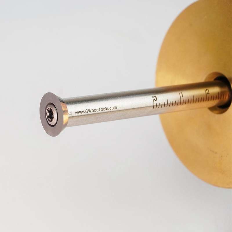 Wheel Marking Gauge Woodworking Marking Scriber with 2 Replacement Solid Metal Bar Wood Scribe Too