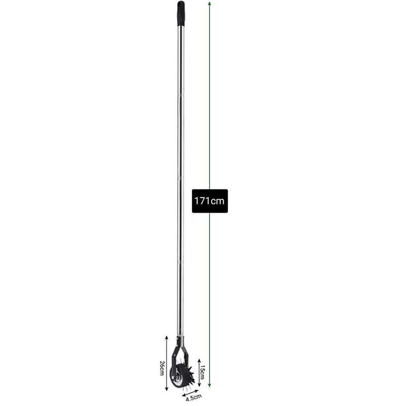 Wheeled Rotary Hand Edger Lawn Tool, Hand Edger Lawn Tool for Precise Lawn Mowing Along Walkways, Ga