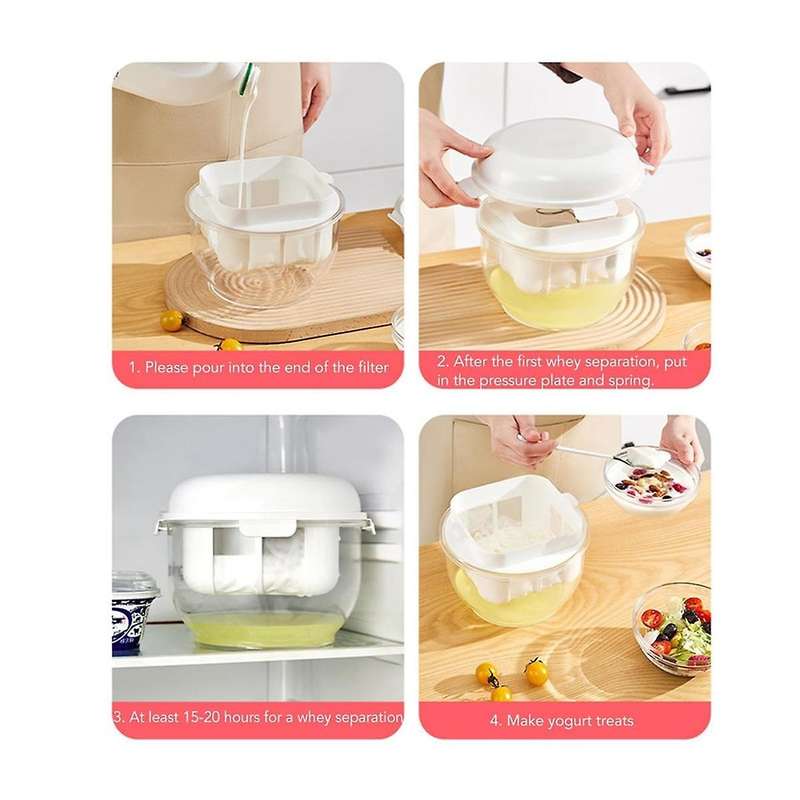 Whey Separator Fine Mesh Yogurt Maker Filter Yogurt Strainer Greek Yogurt Cheese Machine Tea Juicing