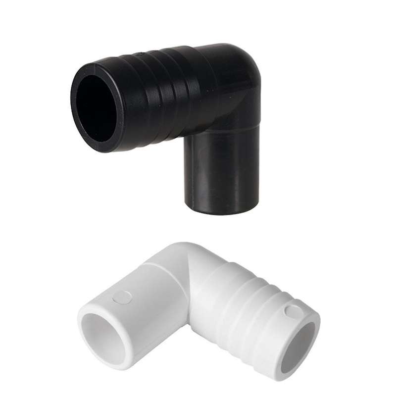 White Bilge Pump Small Drain Connector Water Tank Outlet Connector Hose Drain Connector