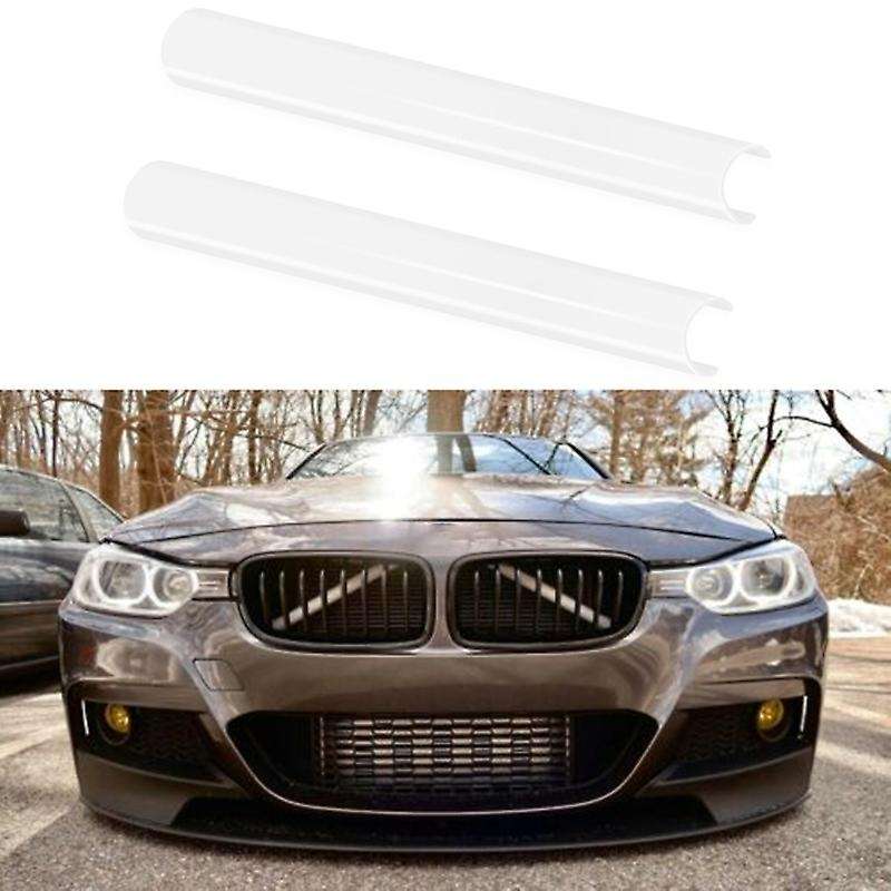 White Car Strip Sticker Cover Frame for F20 F22 F23 F30 F32 G20 Front Grille Trim Strips Decoration