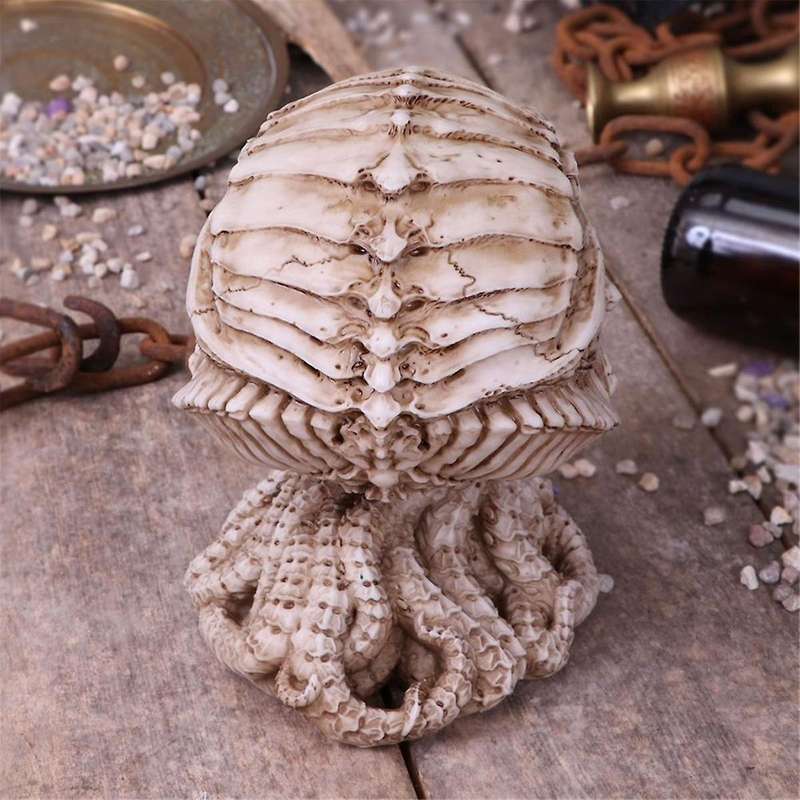 White Cthulhu Statue Cthulhu Skull Resin Ornament Octopus