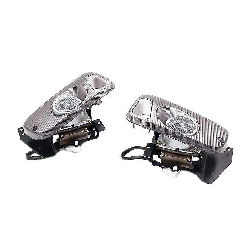 White Fog Light Bumper Lamps with Switch+Harness+Bezel for 2/3Dr 92-95