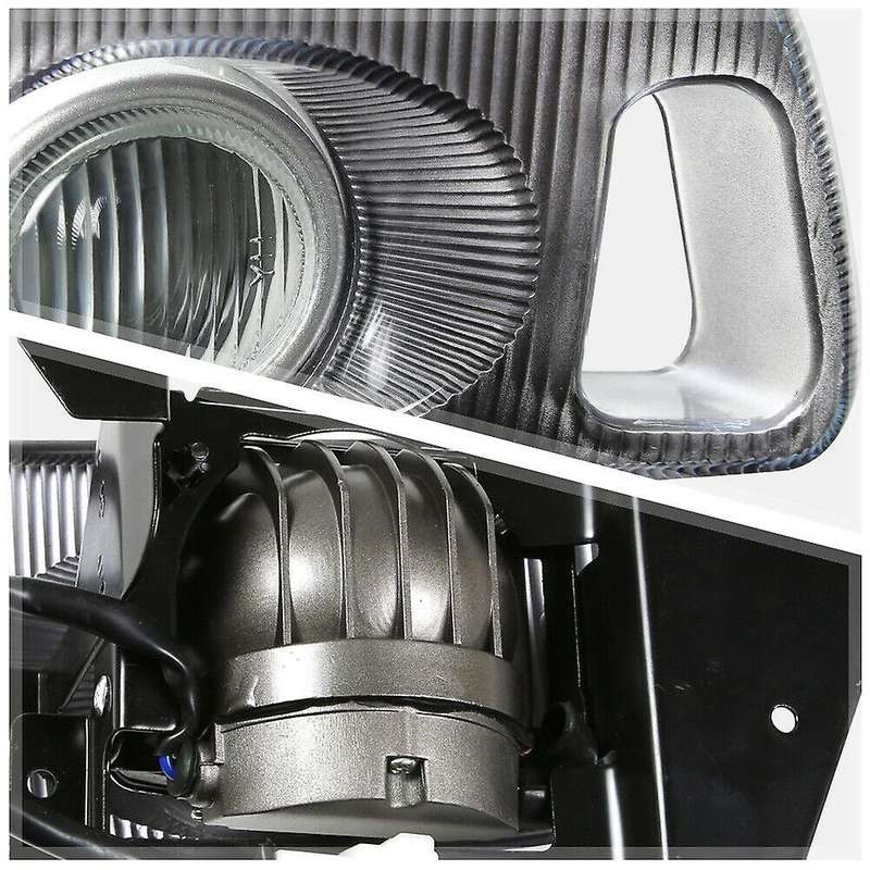 White Fog Light Bumper Lamps with Switch+Harness+Bezel for 2/3Dr 92-95