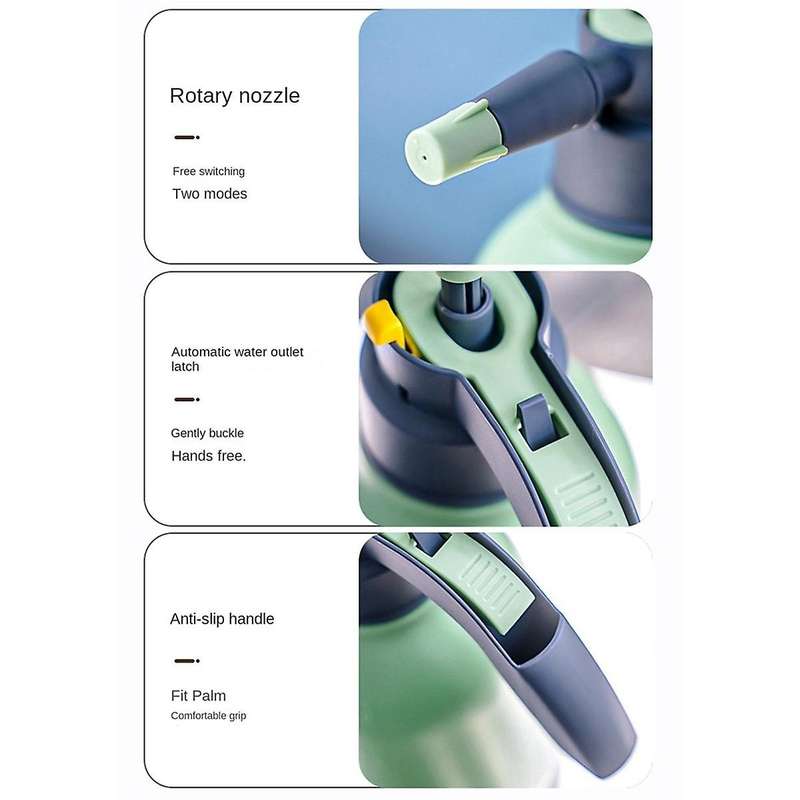 White Hand Pressure Water Sprayer Air Compression Garden Sprayer Sprinkler Air Sprayer Bottle for Wa