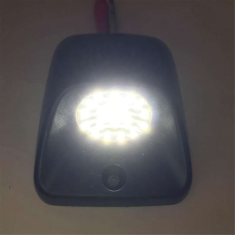 White LED Light Car License Plate Light Auto Tail Number Plate Lamps Assembly for 1995-2004