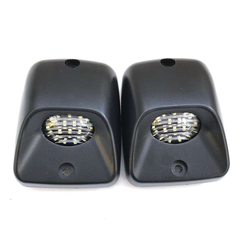 White LED Light Car License Plate Light Auto Tail Number Plate Lamps Assembly for 1995-2004