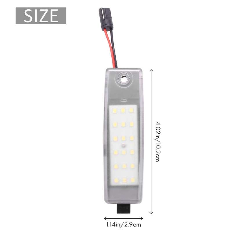 White Led Number License Plate Light Replacement Car Accessories