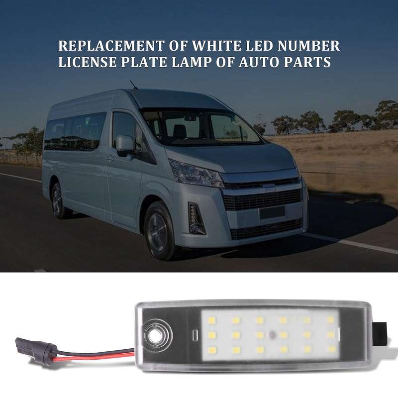 White Led Number License Plate Light Replacement Car Accessories