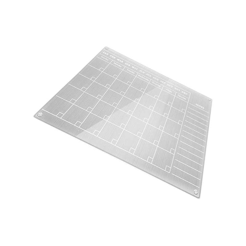 White Month Dry Fridge Refrigerator Board Message Planning Home Calendar Writing Kitchen Erase Erasa