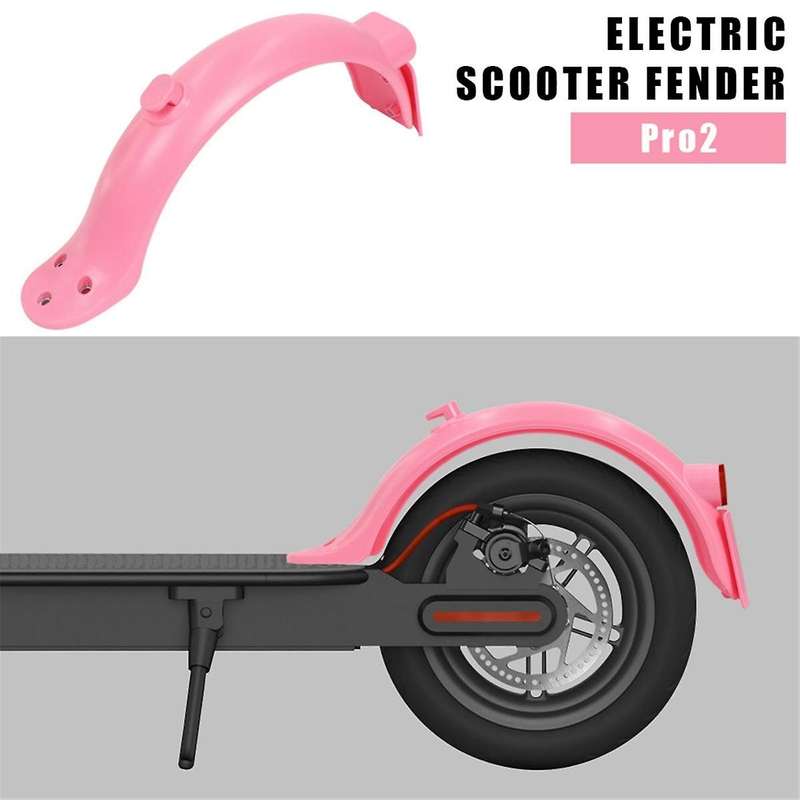 White Rear Mudguard for M365 Pro 2 Pro Mi3 Electric Scooter Fenders Waterproof Protective Front Tir