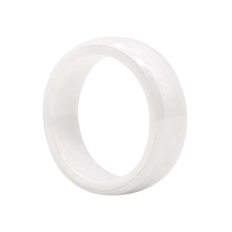 White Smart Ring Key Card Key Fob NFC Replacement for Model Y to Replace Key Card Key Fob,59mm