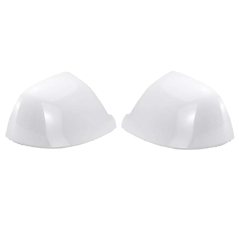 White Rearview Mirror Cover Side Mirror Cover Case for -Transporter T5 T5.1 2010-2015 T6 2016-2019 7