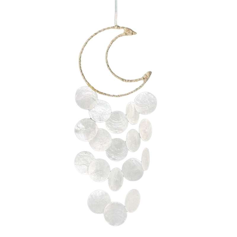 White Wind Chime Outdoor Beach Gift Indoor Outdoor Home Moving Garden Decoration