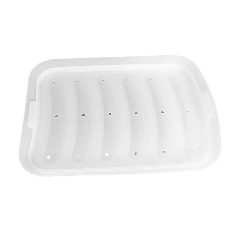 White-6 in 1 Sausage Machine DIY Mold Making Hot Dog Handmade Ham Silicone Mold Food Machine Kitchen