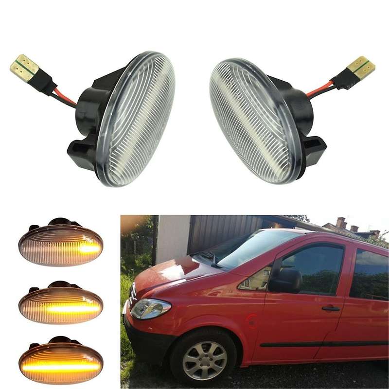 White Turn Signal Light Dynamic Side Flashing Indicator Light 688200121 for - Smart W450 A-Class