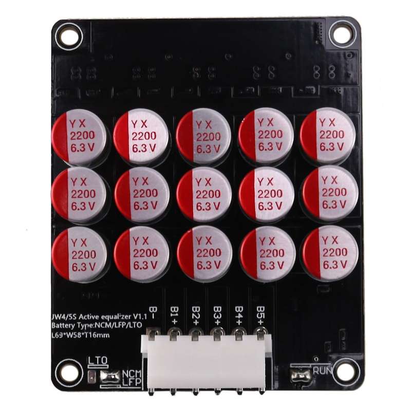 Whole Group Balancer 5S 5A Active Lithium Lipo Lifepo4 Battery Equalizer Energy Transfer Capacitor B