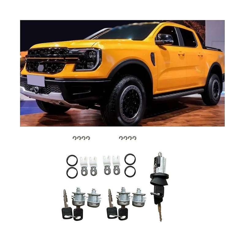 Whole Set Ignition Cylinder Door Lock 703369 707624c for Econoline Van E150 E250 E350 for B Series