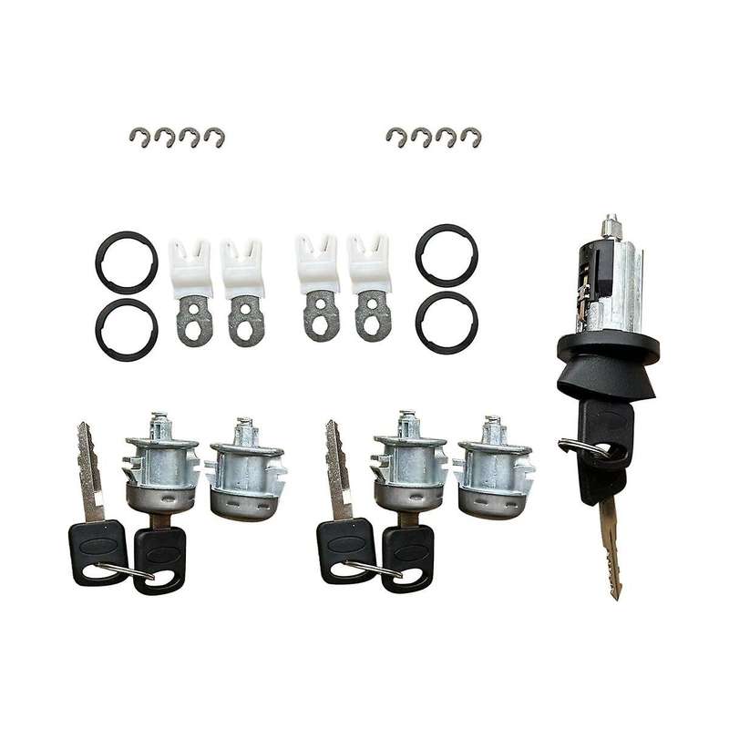 Whole Set Ignition Cylinder Door Lock 703369 707624c for Econoline Van E150 E250 E350 for B Series