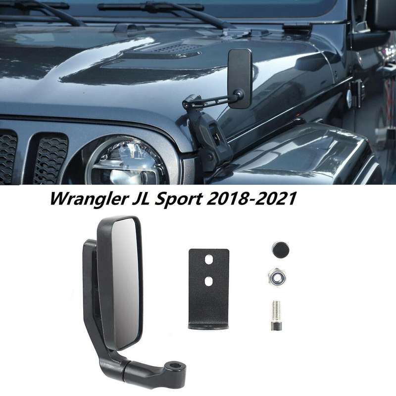 Wide Angle Hood Catch Blind Spot Mirror for 2018-2021
